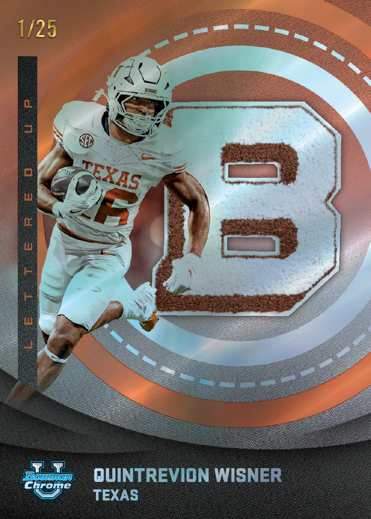 2025 Bowman University Chrome® Football Jumbo Box ETA Ships 11/01/25