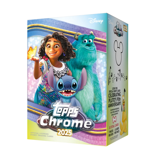 2025 Topps Chrome Disney Boîte Valeur