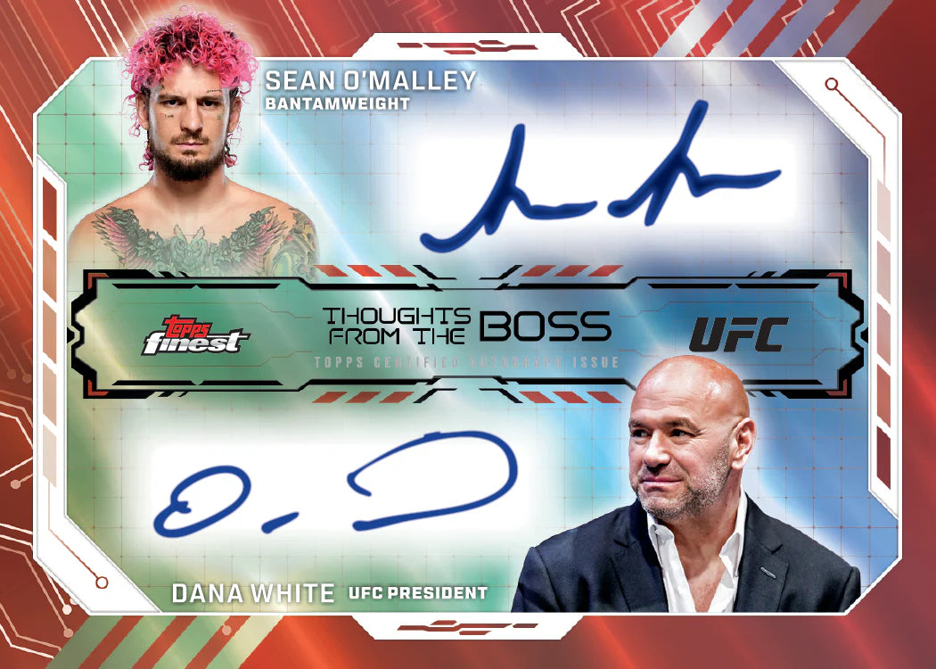 2025 Topps Finest UFC Hobby Box (PRE-ORDER) ETA Ships 11/08/25