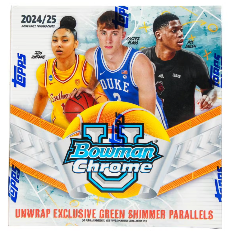 Caja Mega de Baloncesto Bowman University Chrome 2024-25