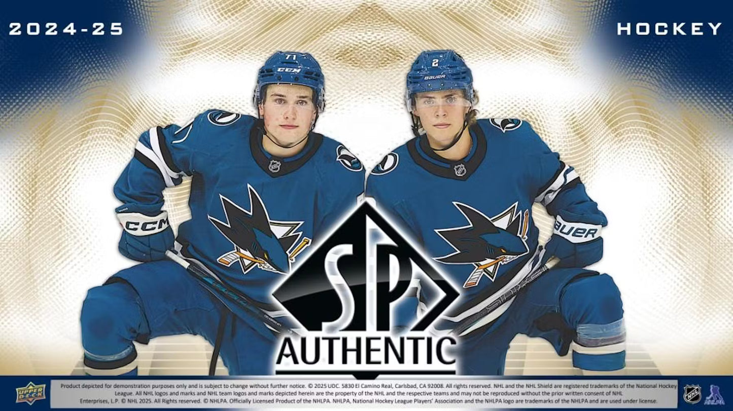 2024-25 Upper Deck SP Authentic Hockey Hobby Box