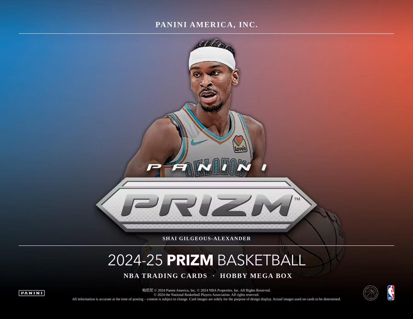 2024/25 Panini Prizm Basketball Hobby Mega Box Green Ice Edition