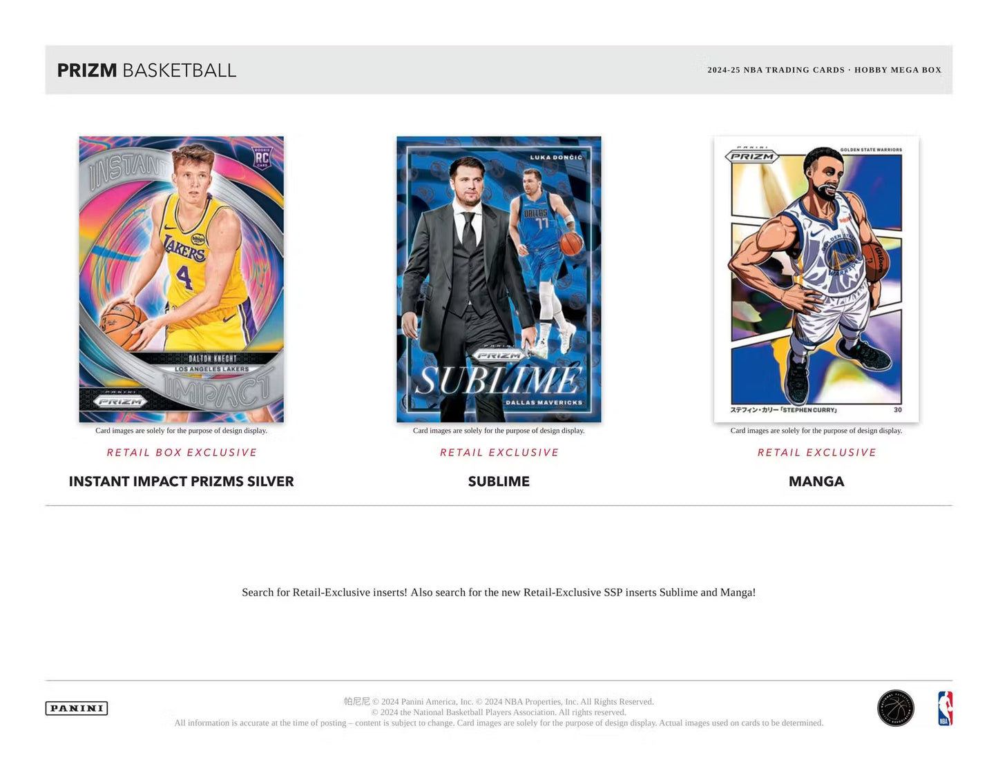 2024/25 Panini Prizm Basketball Hobby Mega Box Green Ice Edition