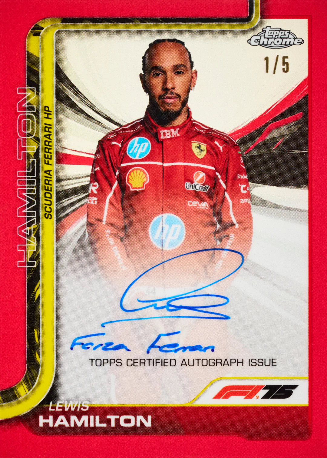 2025 Topps Chrome Formula 1® Boîte Hobby Précommande Livraison prévue avant le 19/12/25