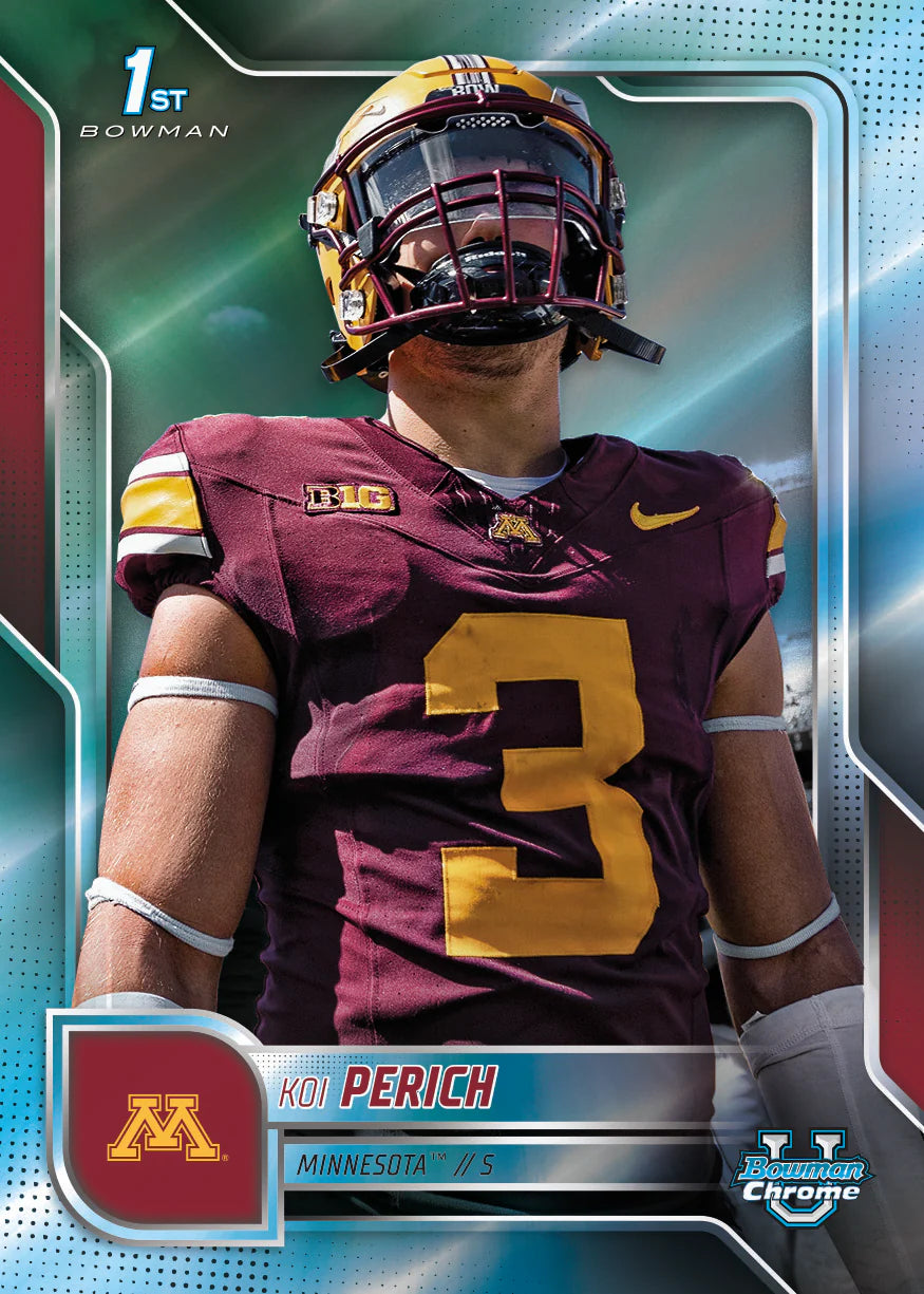 2025 Bowman University Chrome® Football Jumbo Box ETA Ships 11/01/25