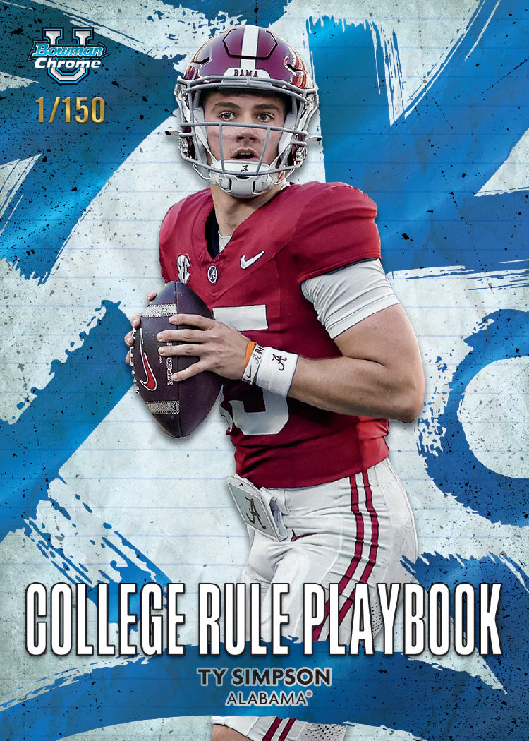 2025 Bowman University Chrome® Football Hobby Box ETA Ship 11/01/25