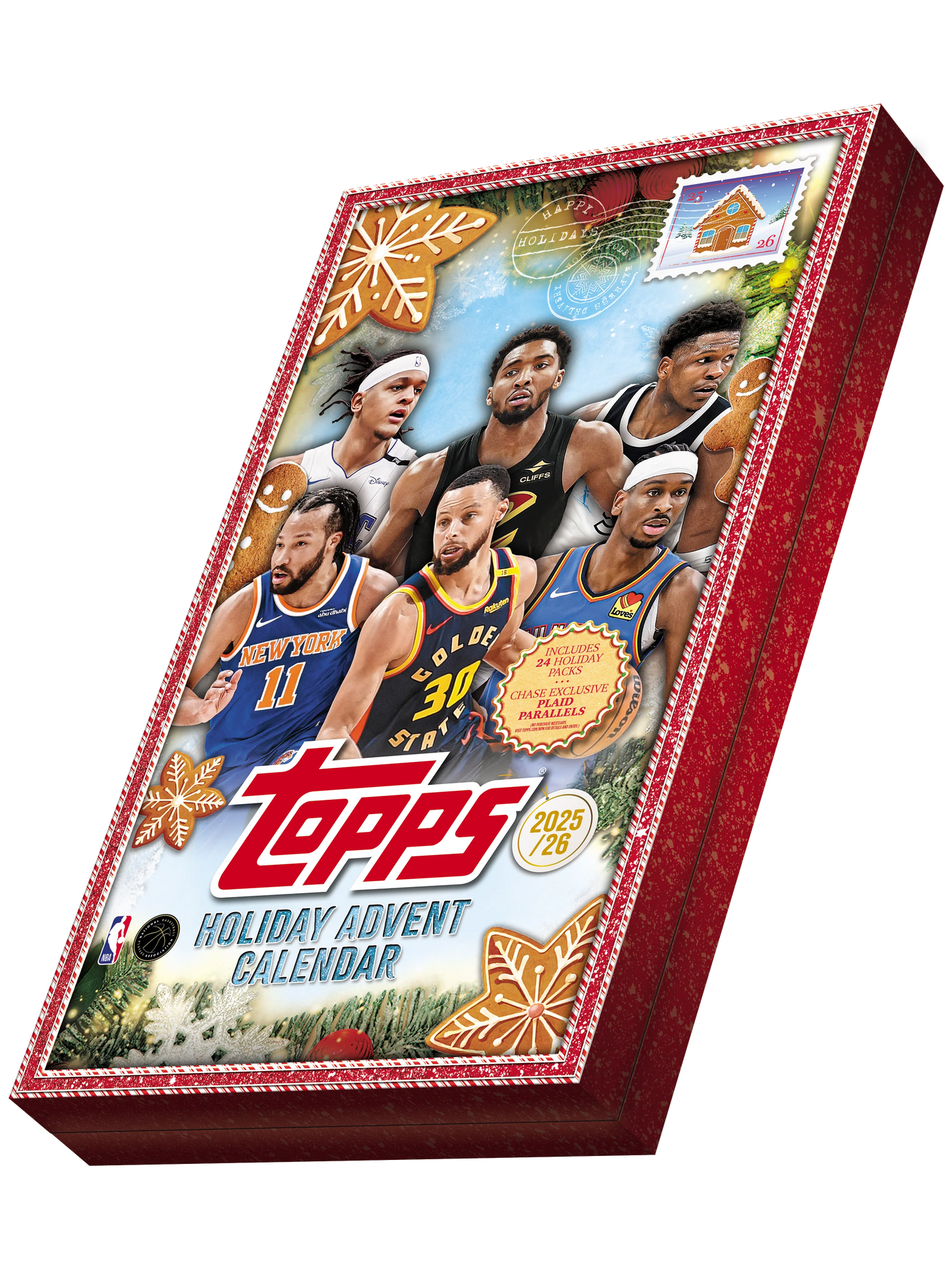 2025/26 Topps Holiday Basketball Countdown Advent Calendar (PRE-ORDER) ETA Ships 11/03/25