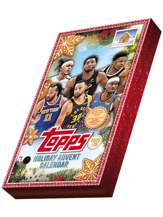 2025/26 Topps Holiday Basketball Countdown Advent Calendar (PRE-ORDER) ETA Ships 11/03/25