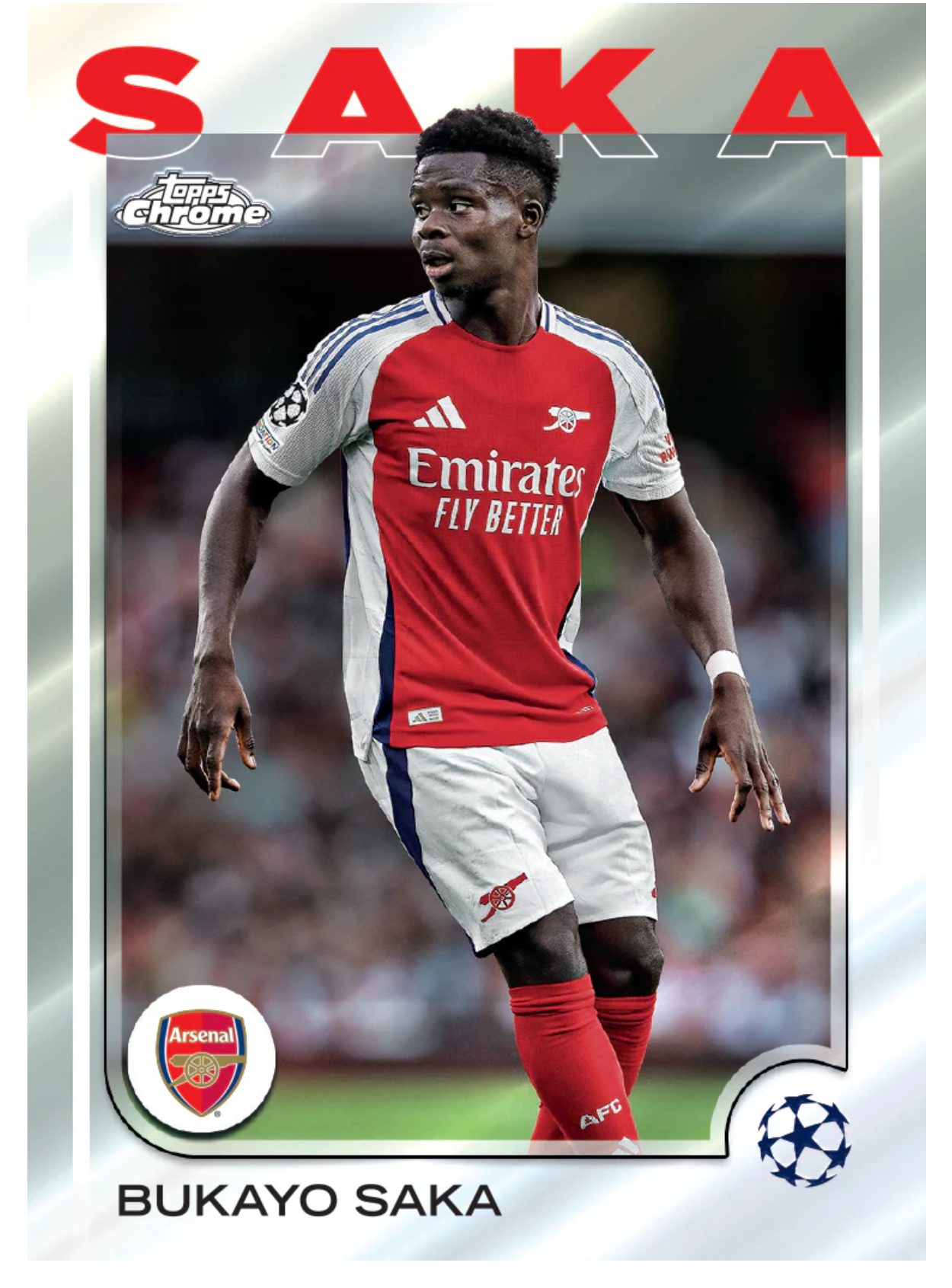 2024-25 Topps Chrome® UEFA Club Competitions Jumbo Box Pre Order ETA 5/15/25