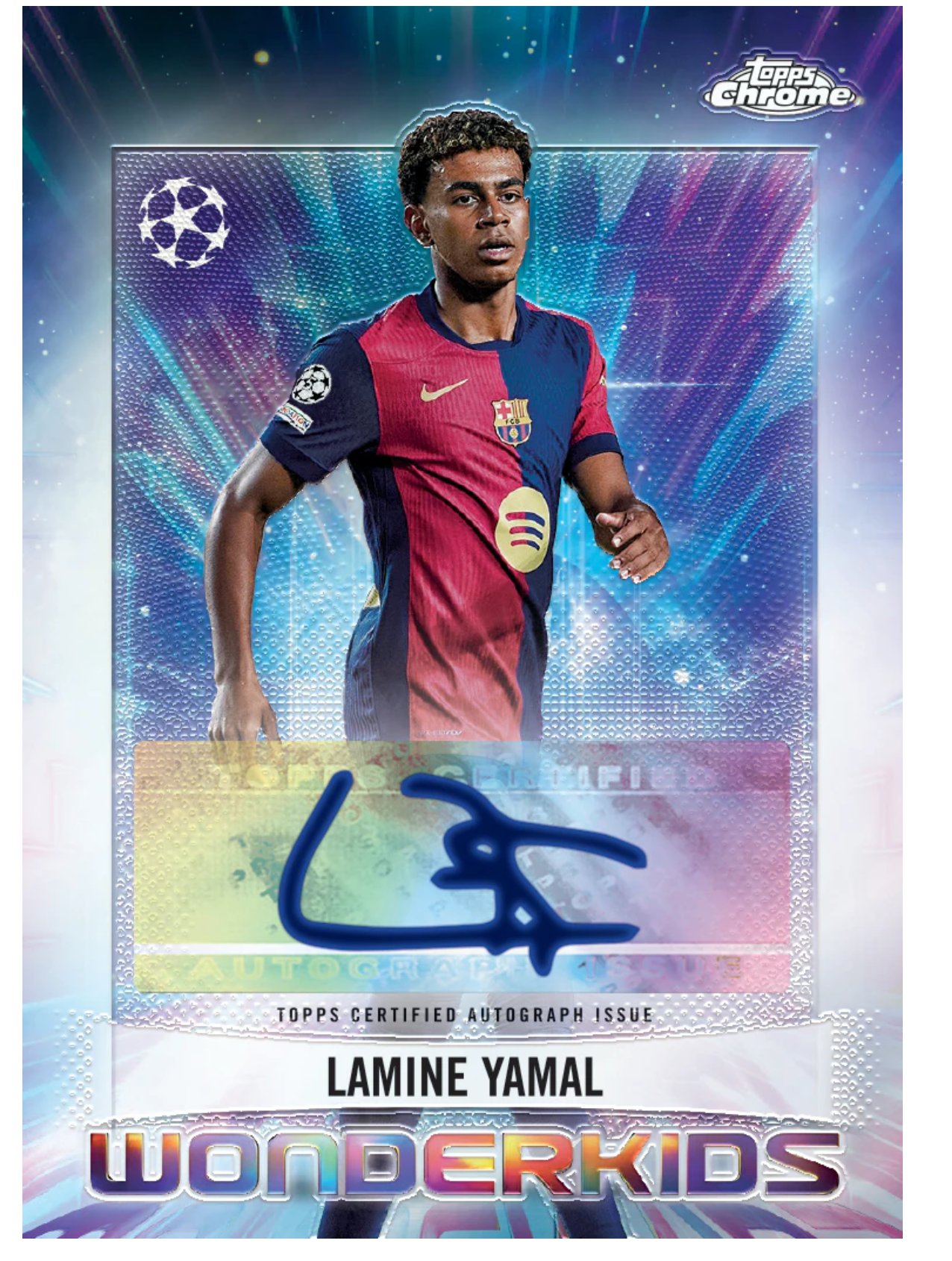 2024-25 Topps Chrome® UEFA Club Competitions Jumbo Box Pre Order ETA 5/15/25