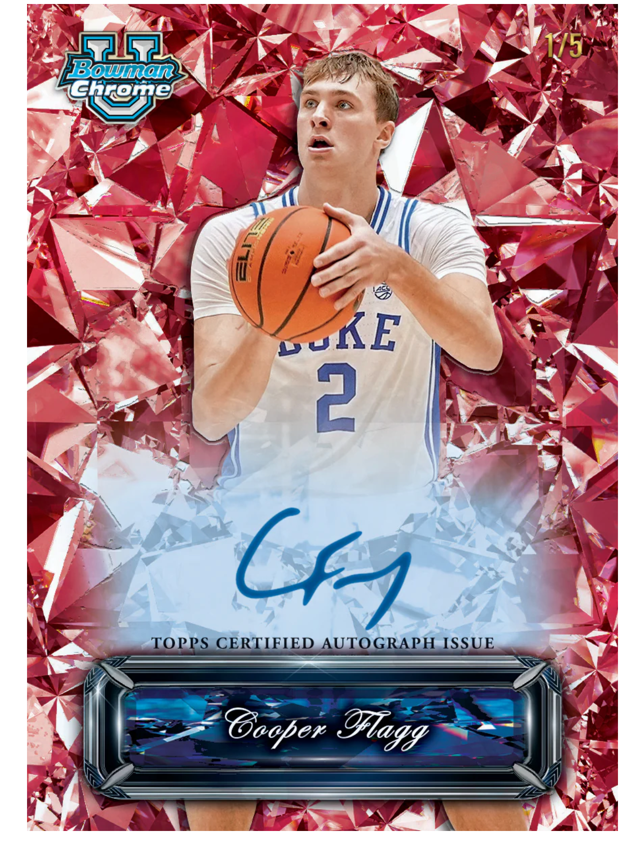 2024/25 Bowman University Chrome® 蓝宝石篮球爱好者盒