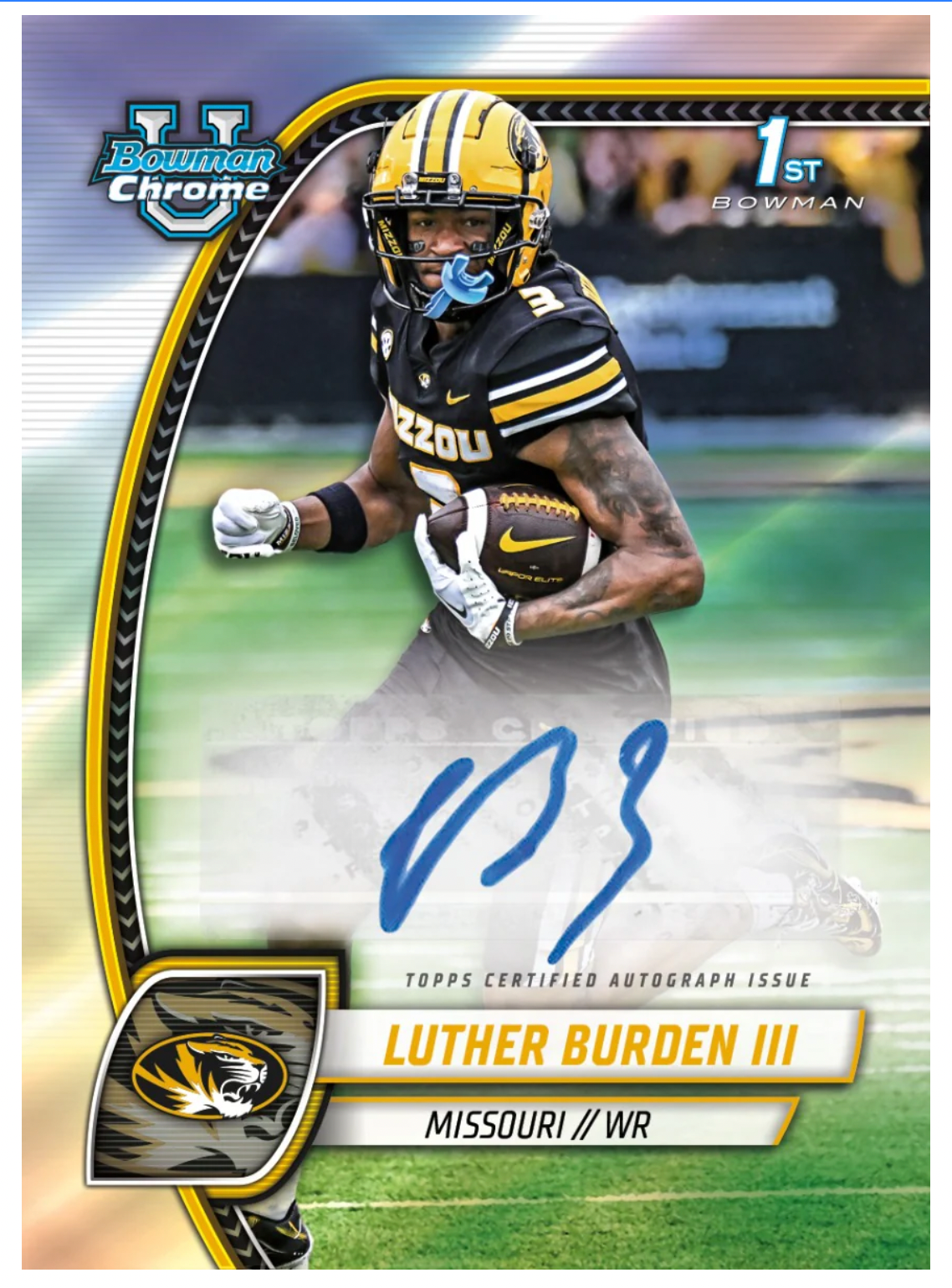 2024 Bowman University Chrome Football Value Box
