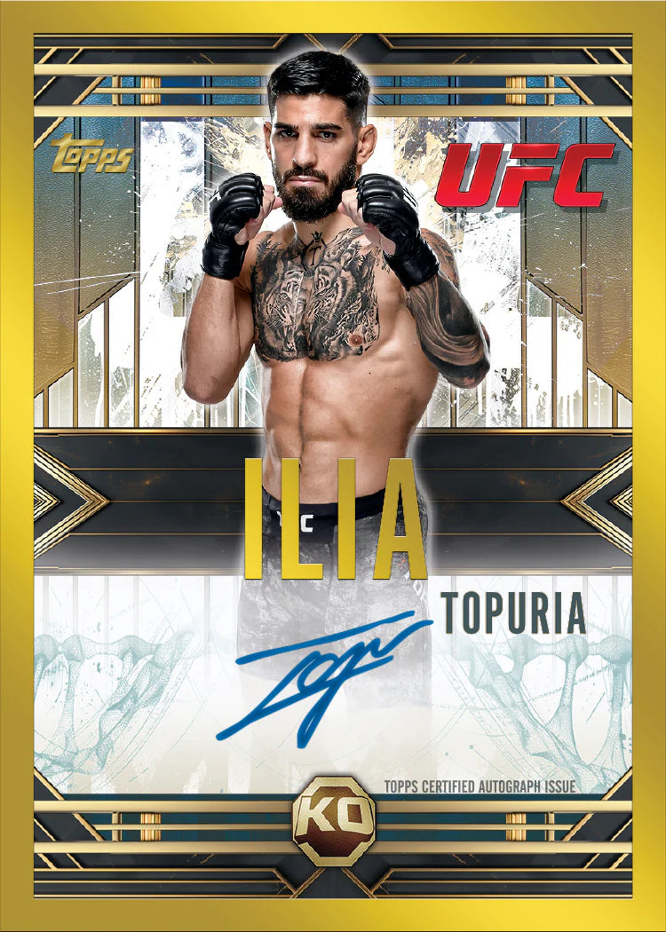 2025 Topps Knockout UFC Hobby Box ETA Ship Date 10/27/25