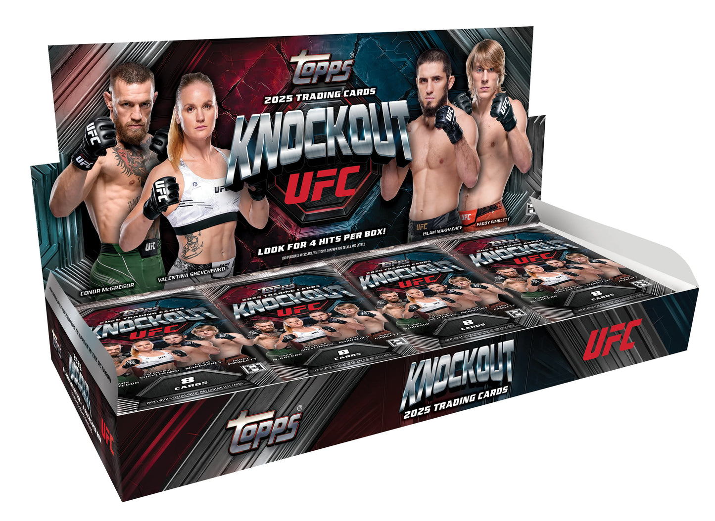 2025 Topps Knockout UFC Hobby Box ETA Ship Date 10/27/25