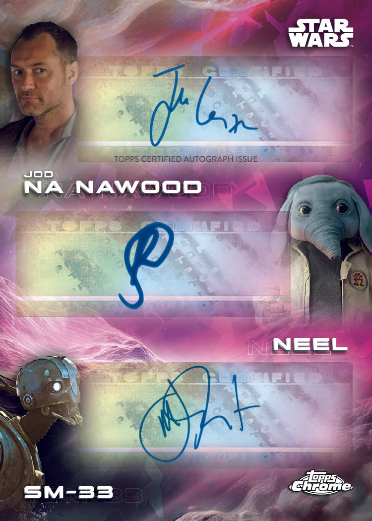 2025 Topps Chrome Sapphire Star Wars Hobby Box