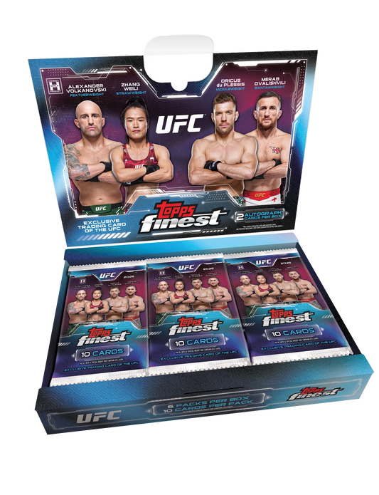 2025 Topps Finest UFC Hobby Box (PRE-ORDER) ETA Ships 11/08/25