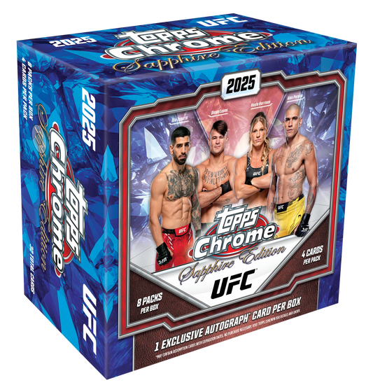 2025 Topps Chrome® UFC Sapphire Edition Hobby Box