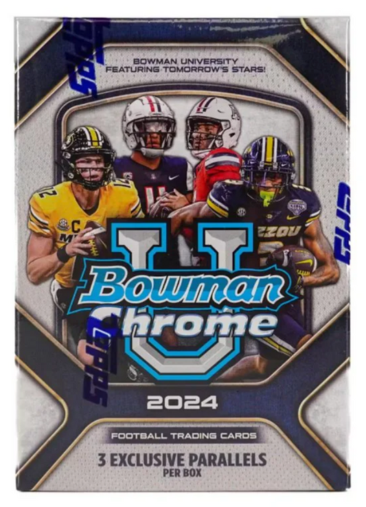 2024 Bowman University Chrome Football Value Box