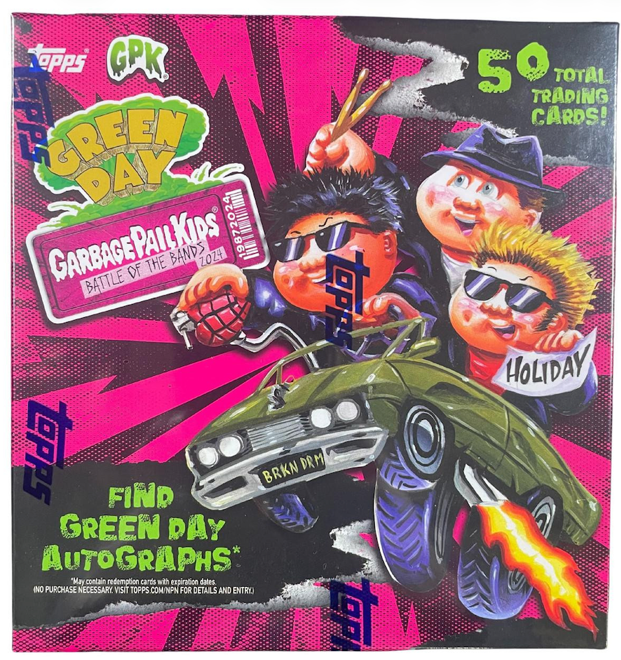 2024 Garbage Pail Kids x Green Day - Set de cartas coleccionables