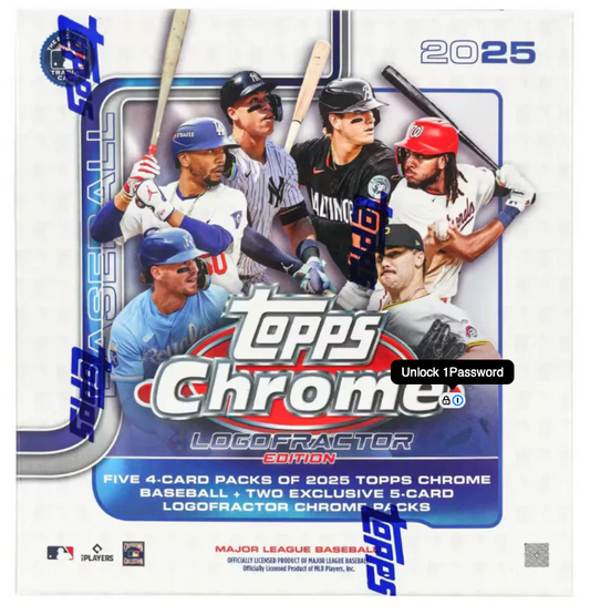 2025 Topps Chrome Logofractor Edition Baseball