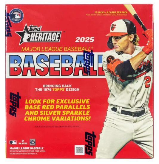 2025 Topps Heritage Baseball Mega Box