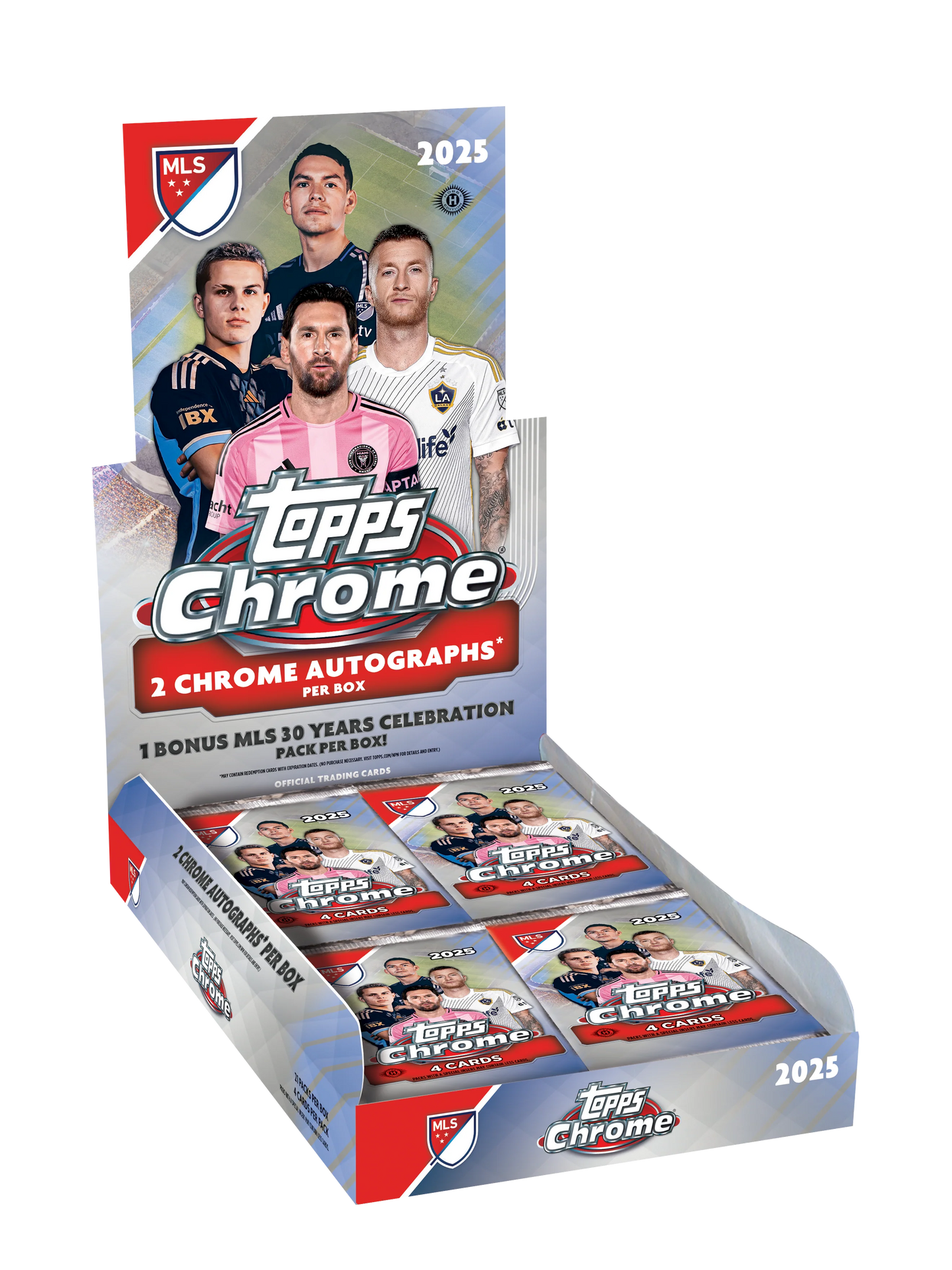 2025 Topps Chrome Major League Soccer Hobby Box