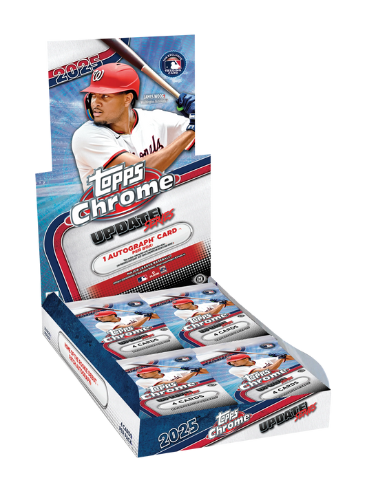 2025 Topps Chrome Baseball Update Series Hobby Box Précommande Livraison prévue avant le 12/12/25