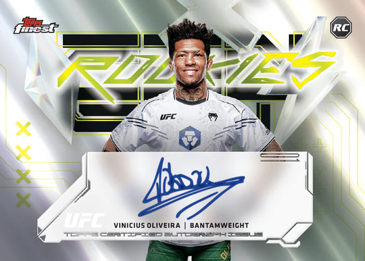2025 Topps Finest UFC Hobby Box ETA Expédition 08/11/25