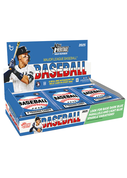 2025 Topps Heritage High Number Baseball Hobby Box Pre Order ETA Ship by 12/19/25