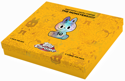 2025 Topps Chrome® Labubu 10周年記念ボックス（予約注文）出荷予定日 2025/12/22