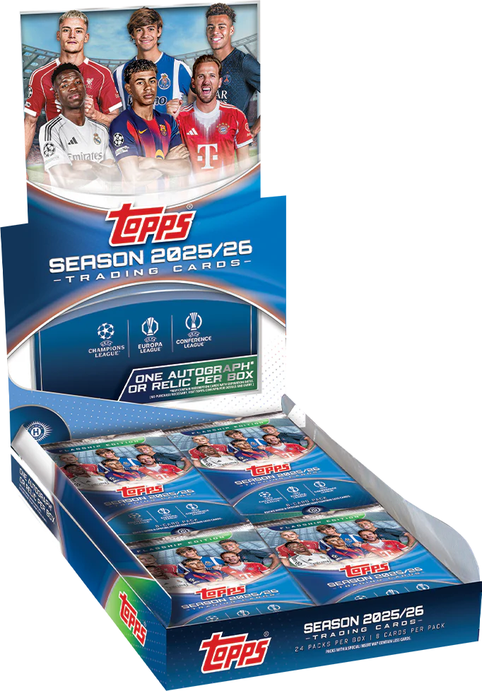 2025/26 Topps UEFA Club Competitions Soccer Hobby Box