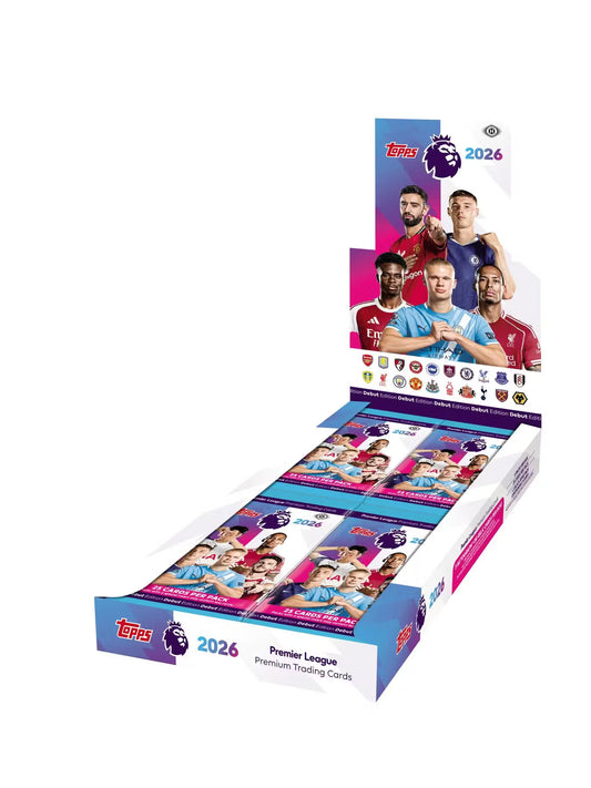 Topps® Premier League 2026 Hobby Box Ships 09/18/25