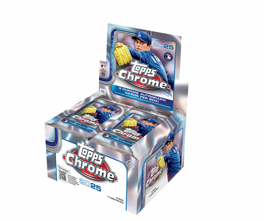 2025 Topps Chrome® Baseball - Hobby Jumbo Box