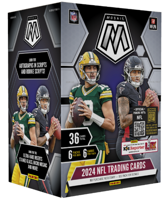 2024 Panini Mosaic Football Hobby Blaster Box (Mosaic Red Parallels)