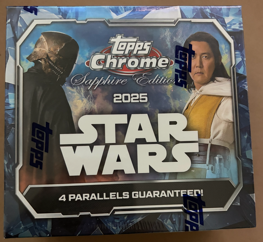 2025 Topps Chrome Sapphire Star Wars Hobby Box