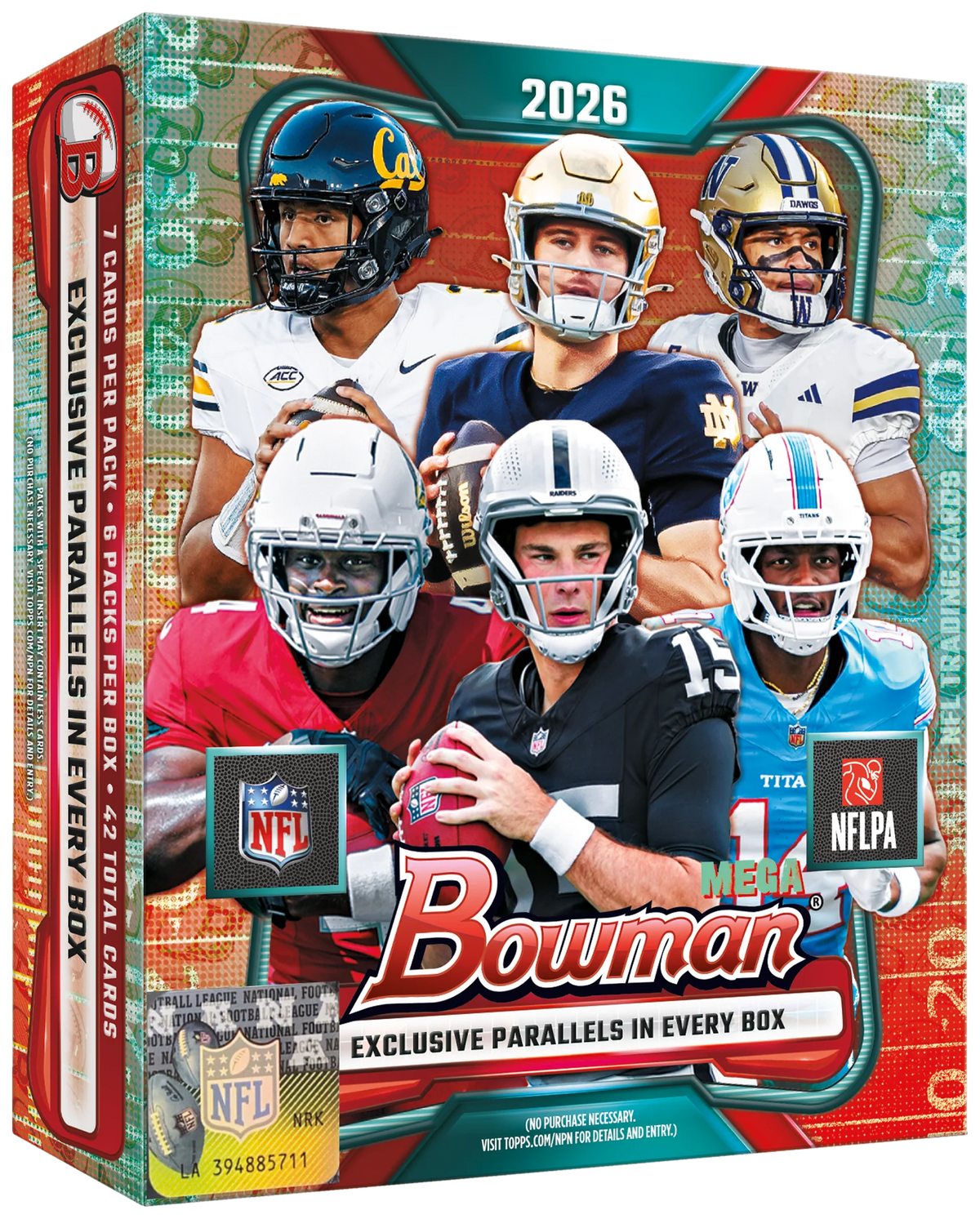 2026 Bowman Football Mega Box ETA Ship By Date: 10/01/26
