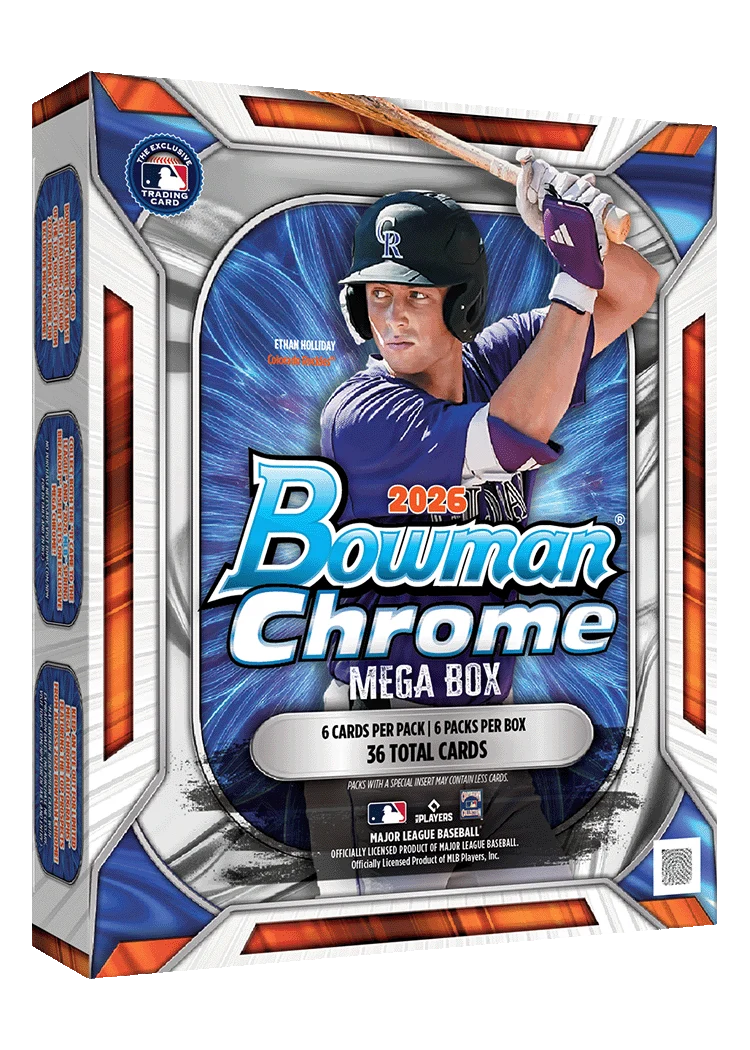 2026 Bowman Chrome Baseball Mega Box ETA Ship By 09/25/26
