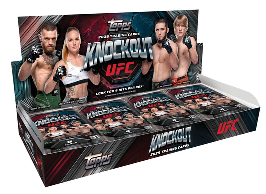 2025 Topps Knockout UFC Hobby Box ETA Ship Date 10/27/25