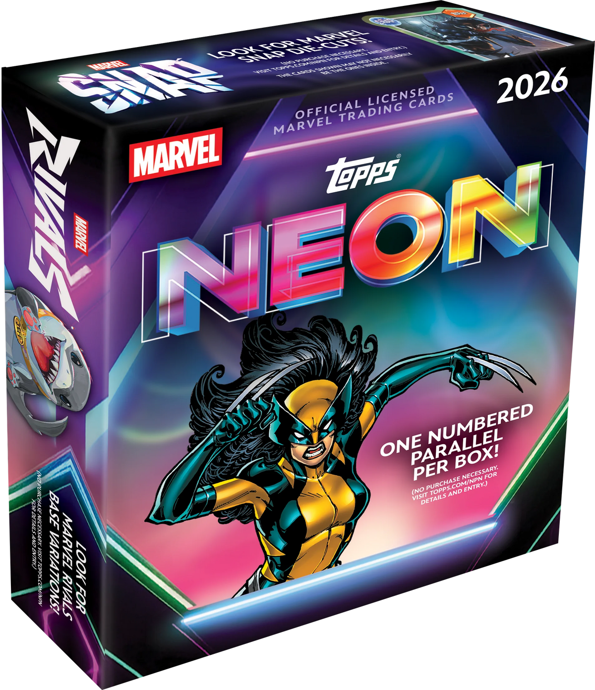 2026 Topps Neon Marvel Mega Box ETA Ship By 10/15/26