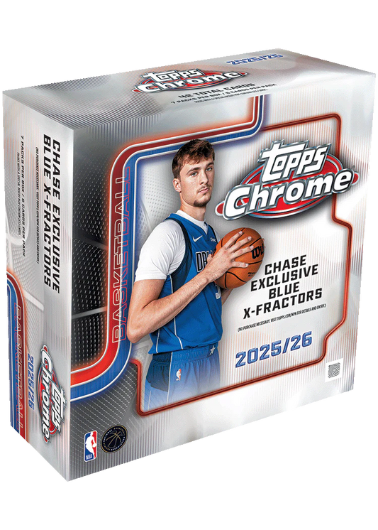 2025–26 Topps Chrome® Basketball Mega Box Pre-Order Ship By 12/22/25