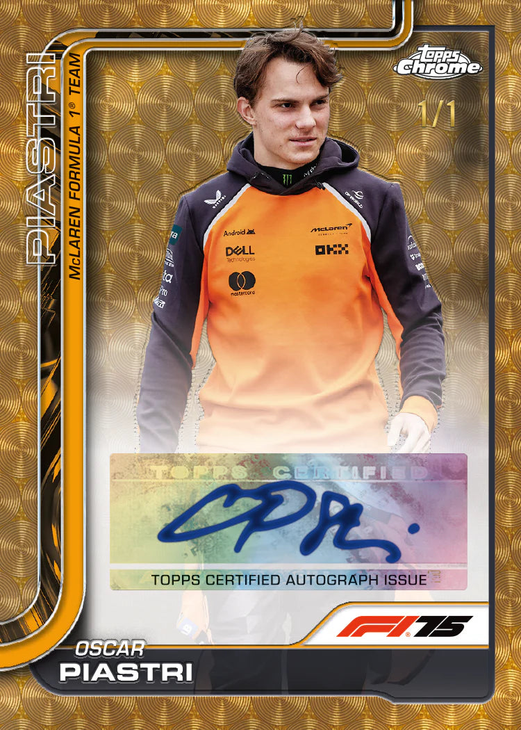 2025 Topps Chrome Formula 1® Boîte Hobby Précommande Livraison prévue avant le 19/12/25