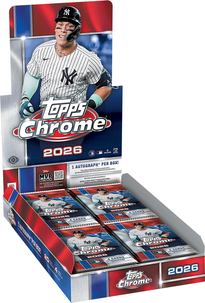 2026 Topps Chrome Baseball Hobby Box
