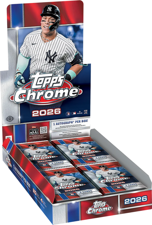 2026 Topps Chrome Baseball Hobby Box