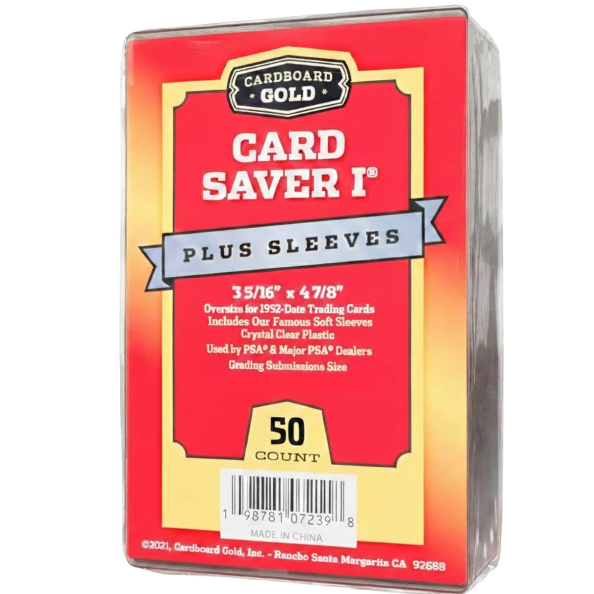 CARD SAVER 1 Plus Sleeves 50 ct - 1 Pack