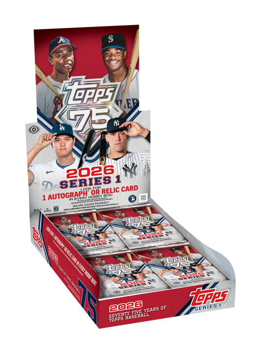 2026 Topps Baseball Series 1 Hobby Box Pre Order ETA Ship By 02/13/26