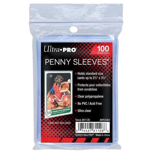 Ultra Pro Penny Sleeves - 100 Sleeves